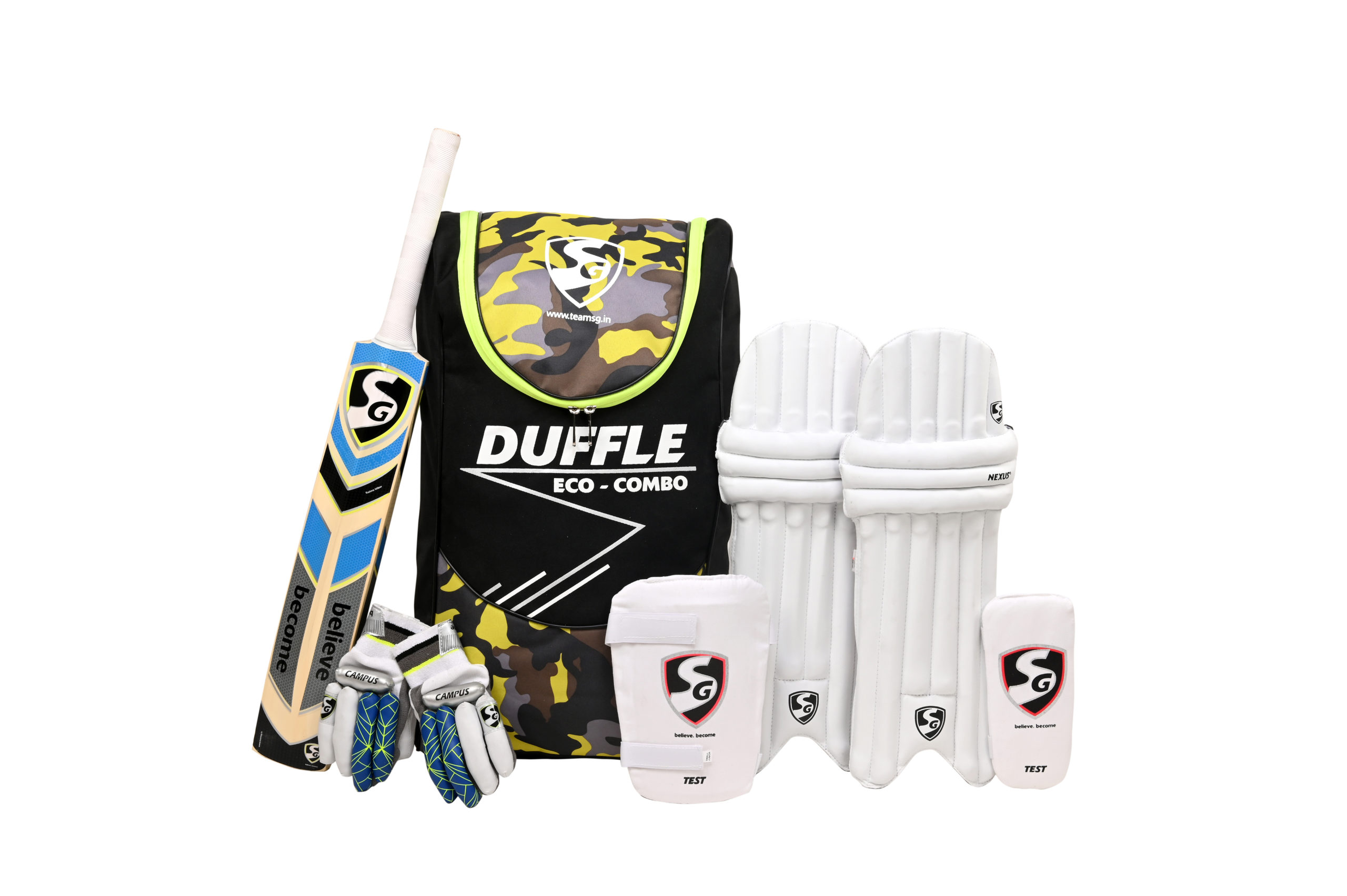 SG Kashmir Willow Eco Cricket Kit Size 3 Ideal for 6 – 8 Years